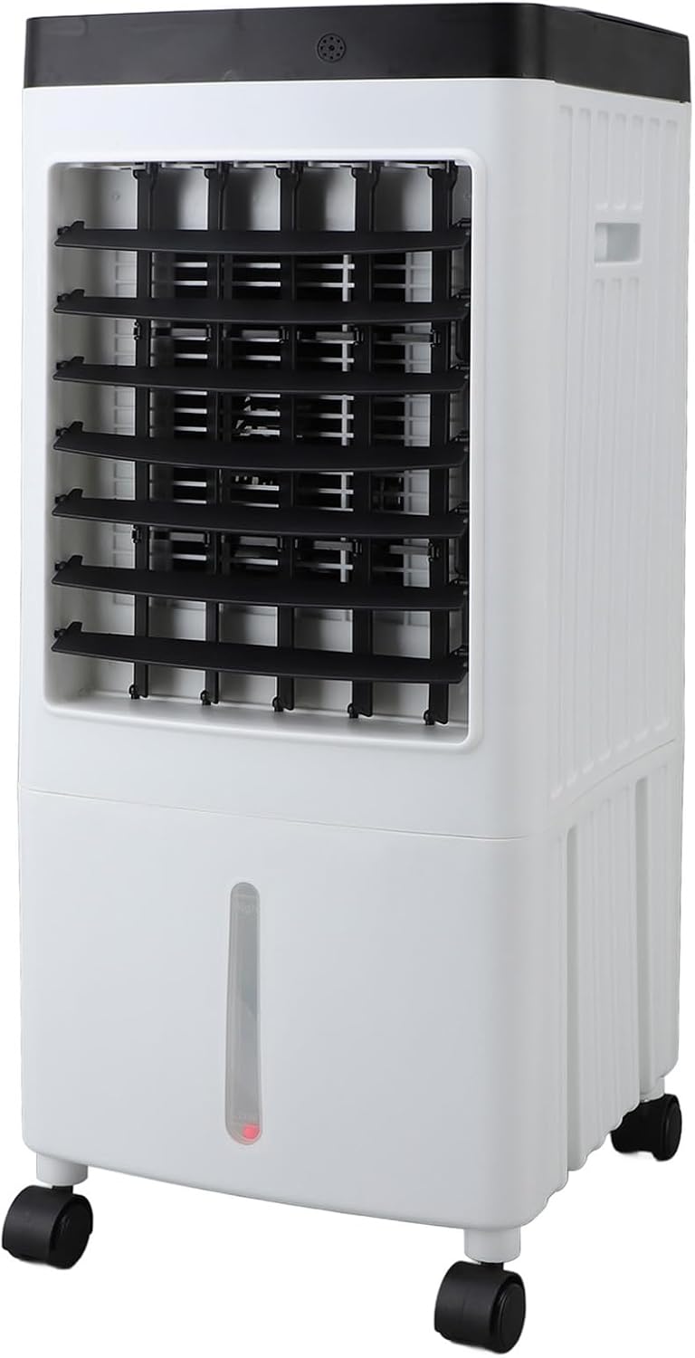 Ausla, Raffrescatore evaporativo, 220 V, 25,8x27,5x58 cm, 4350 g, Nero, telecomando