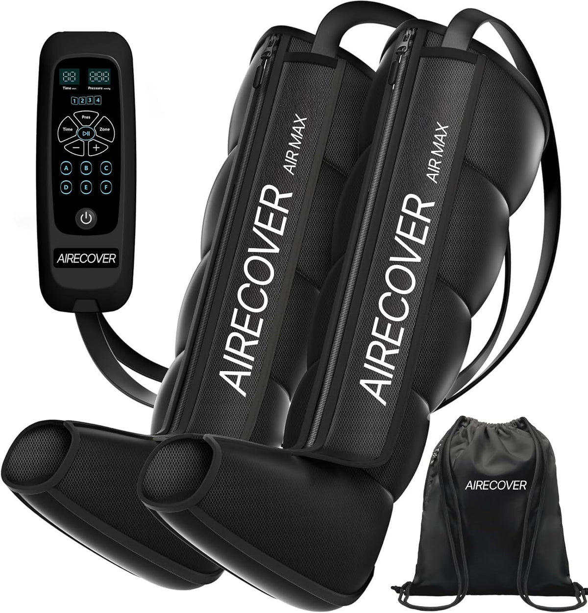Airecover, Massaggiatori elettrici per i piedi, 15 l, Nero