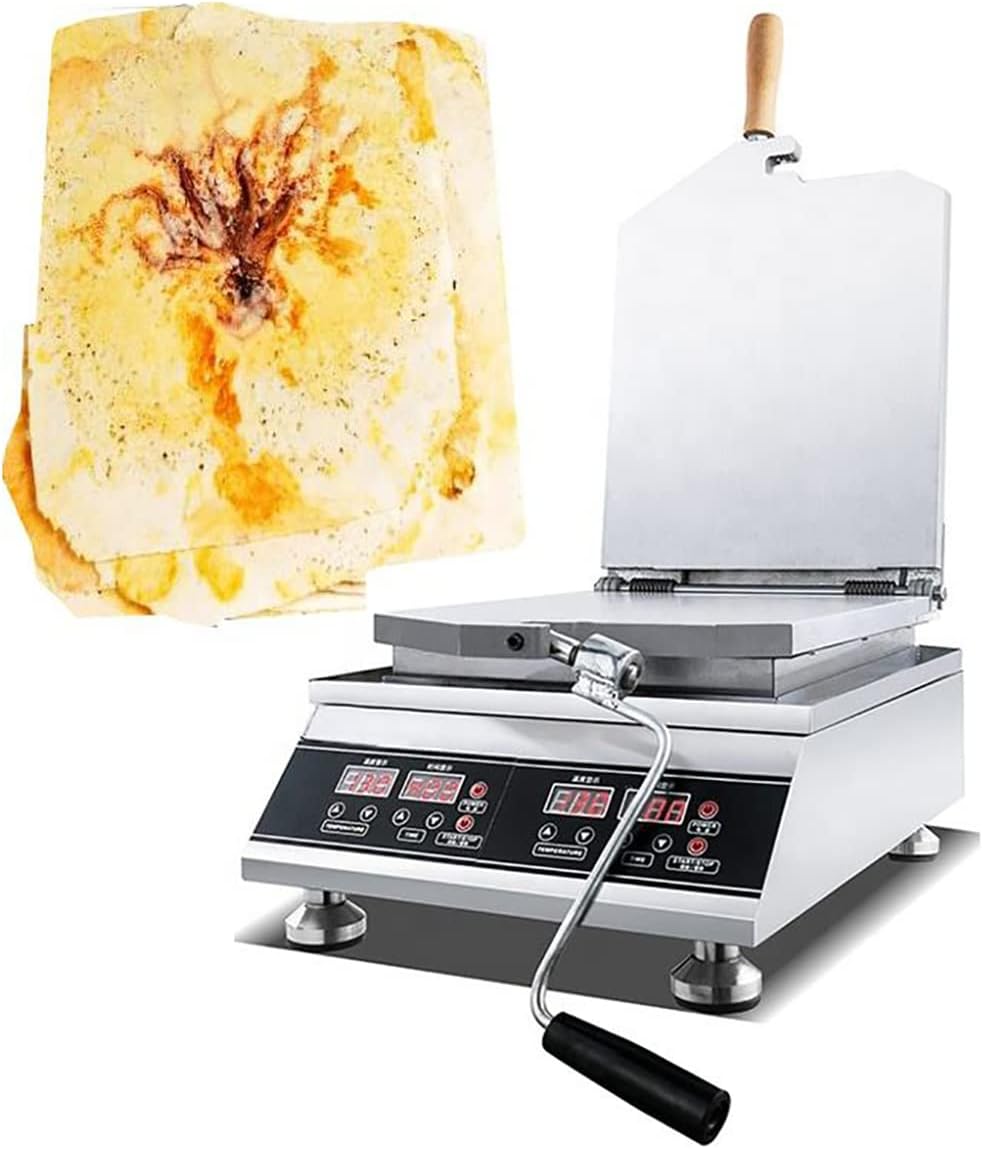 KJZQXYX, Macchine per Waffle, 30x38x2 CM, Nero, acciaio inox