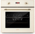 KLARSTEIN, Forno da incasso, 70 L, 50-250 °C, 59,5 x 58,5 x 60 cm, Nero/Argento, timer, funzione grill, 6 funzioni