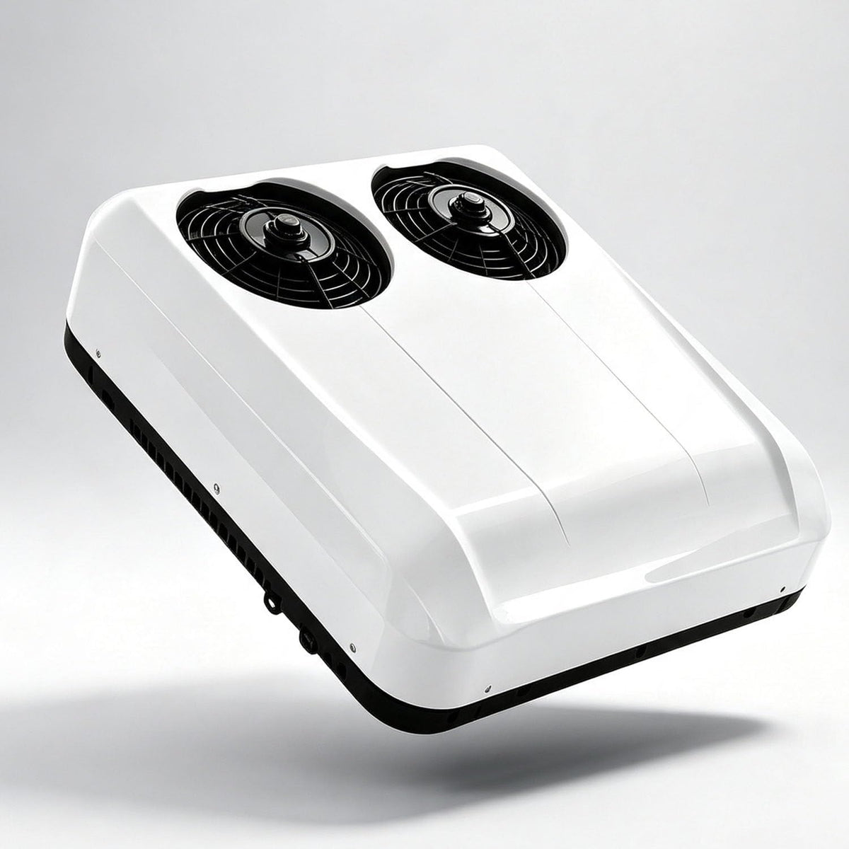 DUMIPME, Condizionatore, 12 V, 1800 W, 30 cm, Bianco, telecomando, motore inverter