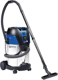 Nilfisk, Aspirapolvere, 1250 W, 230 V, 30 litri, Argento/Nero, acciaio inox, vano contenitore