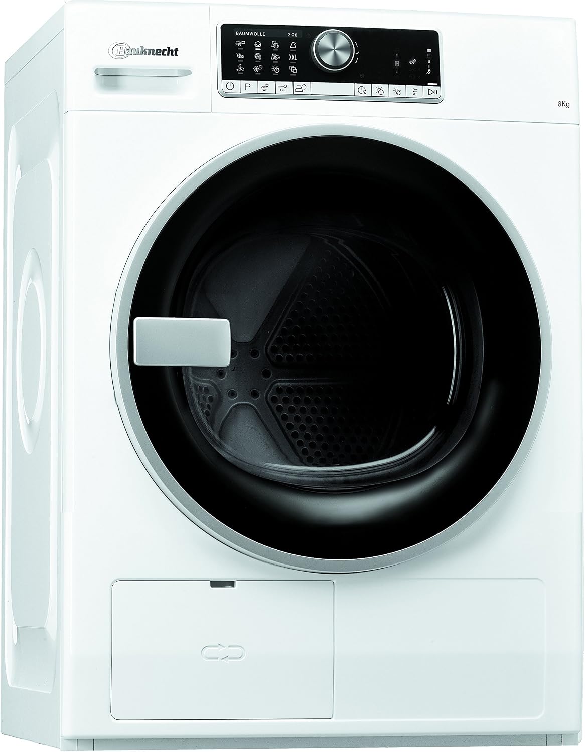 Bauknecht, Asciugatrice a pompa di calore, 82A2, 8 kg, Bianco
