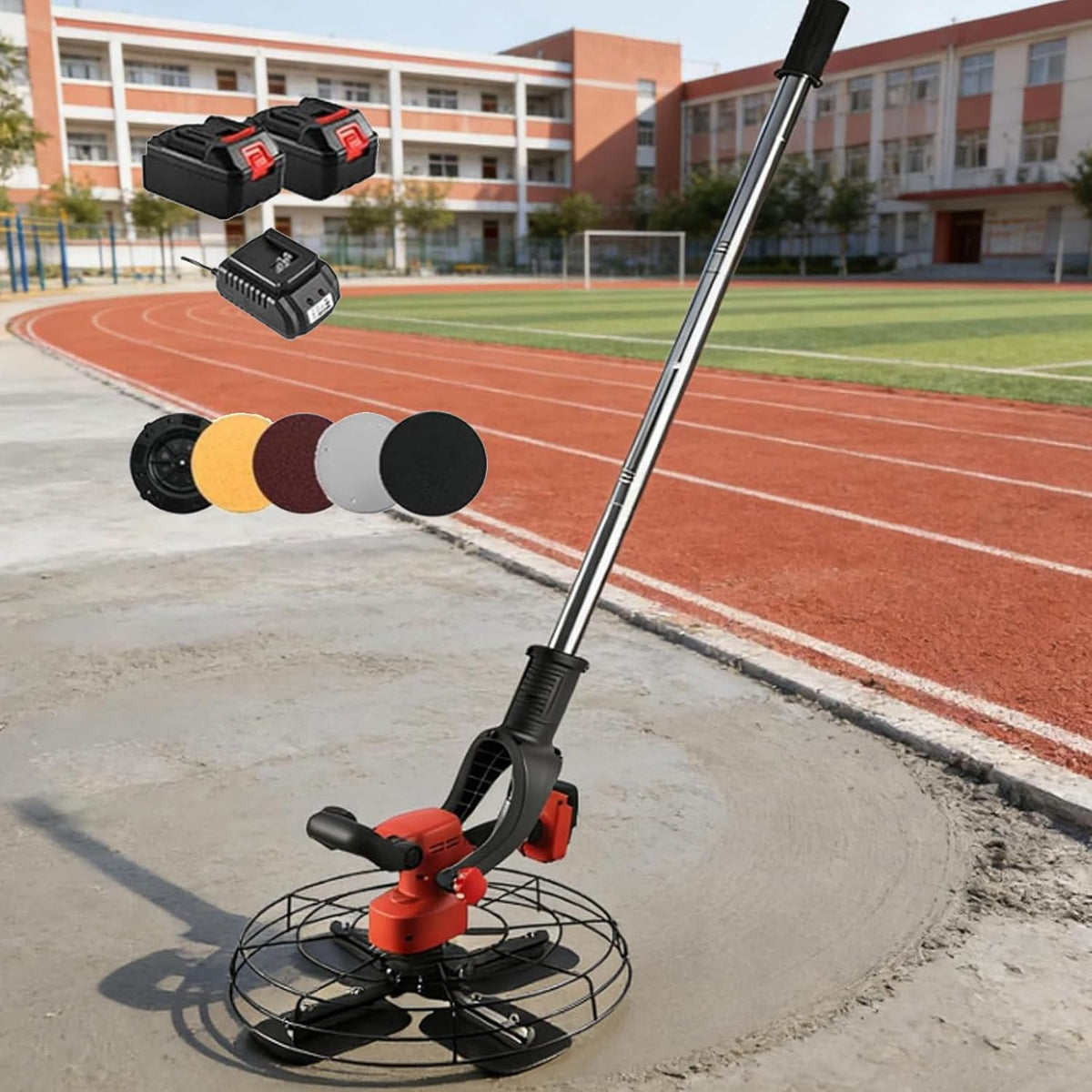 Cashwise, Levigatrici e lucidatrici, 900 W, 300 giri/min, 45 cm, Nero, funzionamento senza fili