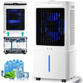 AnYaBinni, Condizionatore portatile, 25 L, 37,5 x 33 cm, 78 cm, Bianco, telecomando, timer, 3 in 1