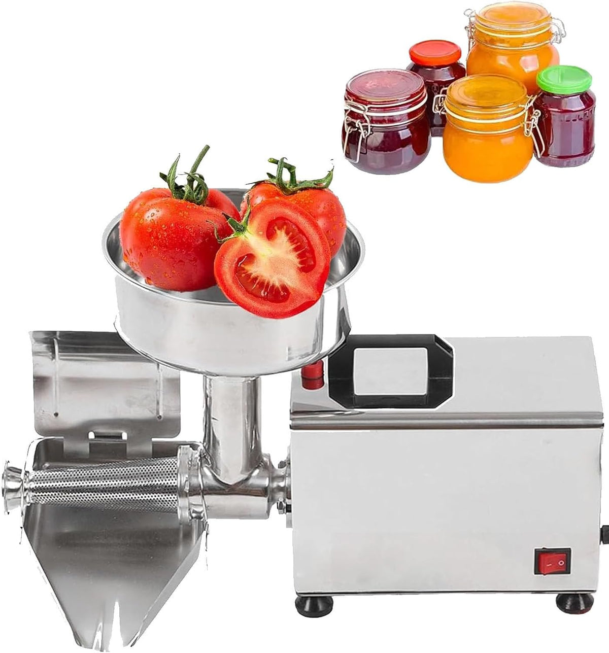 XNYXLPP, Passaverdura, 110 V, 450 W, 160 kg, Argento, acciaio inox