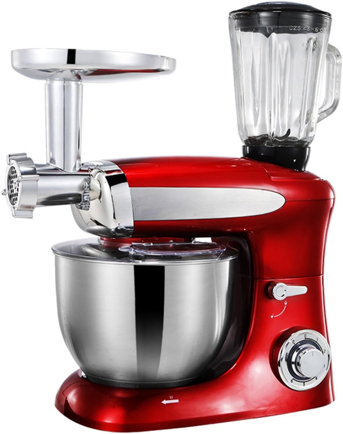 PAHION, Robot da cucina, 6.5 L, 405 x 255 x 340 mm, 1300 W, Nero, acciaio inox