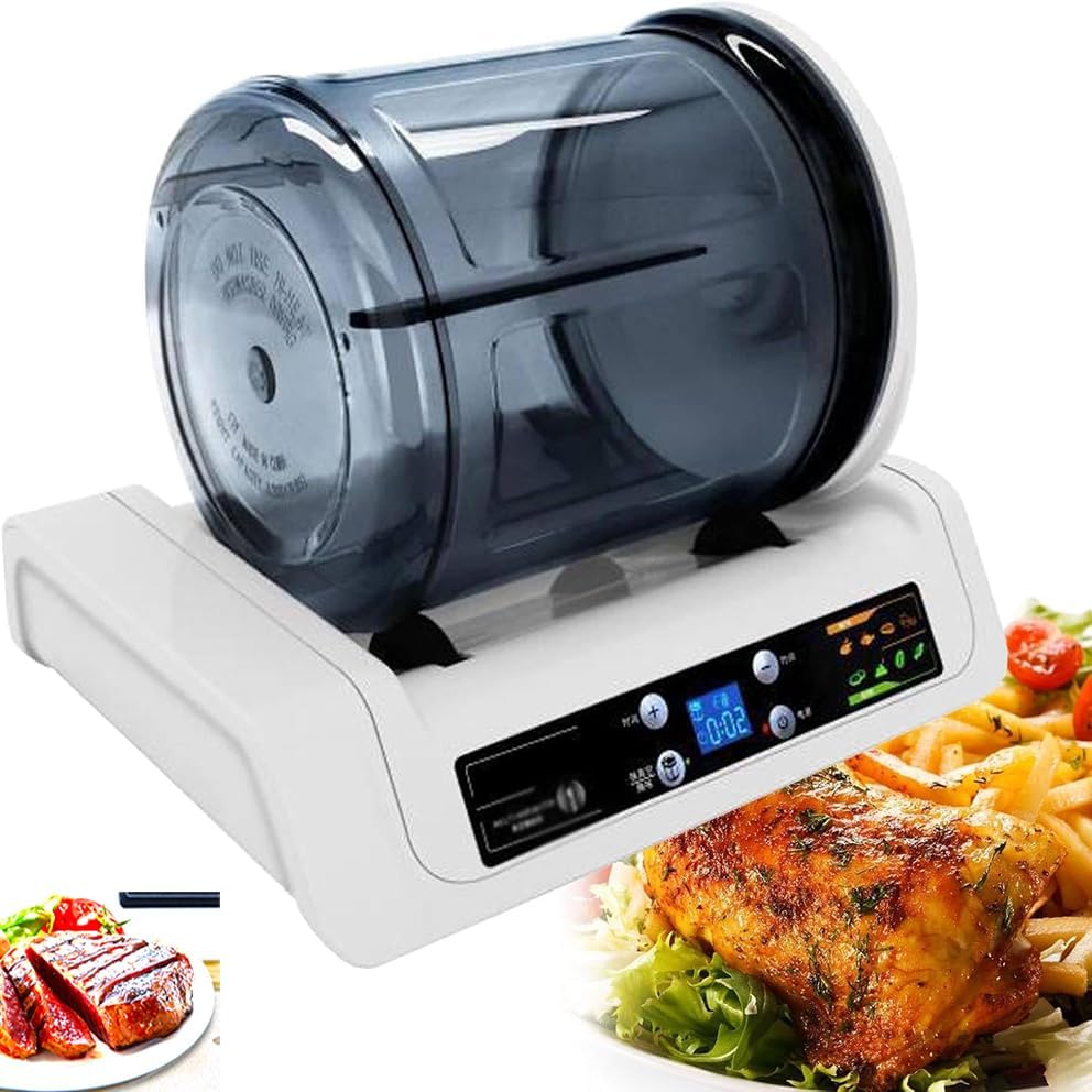 Macchine sottovuoto per alimenti, QYDZSHOP, 5 Litri, 220 V, 4 W, Nero, timer