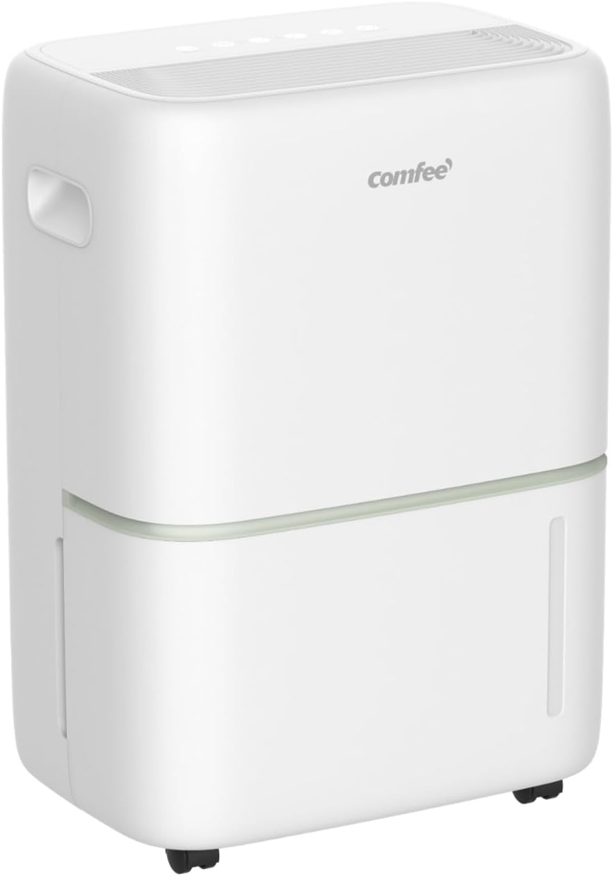 Deumidificatore, COMFEE', 20 L, 38 dB, 80 m, Bianco, Wi-Fi