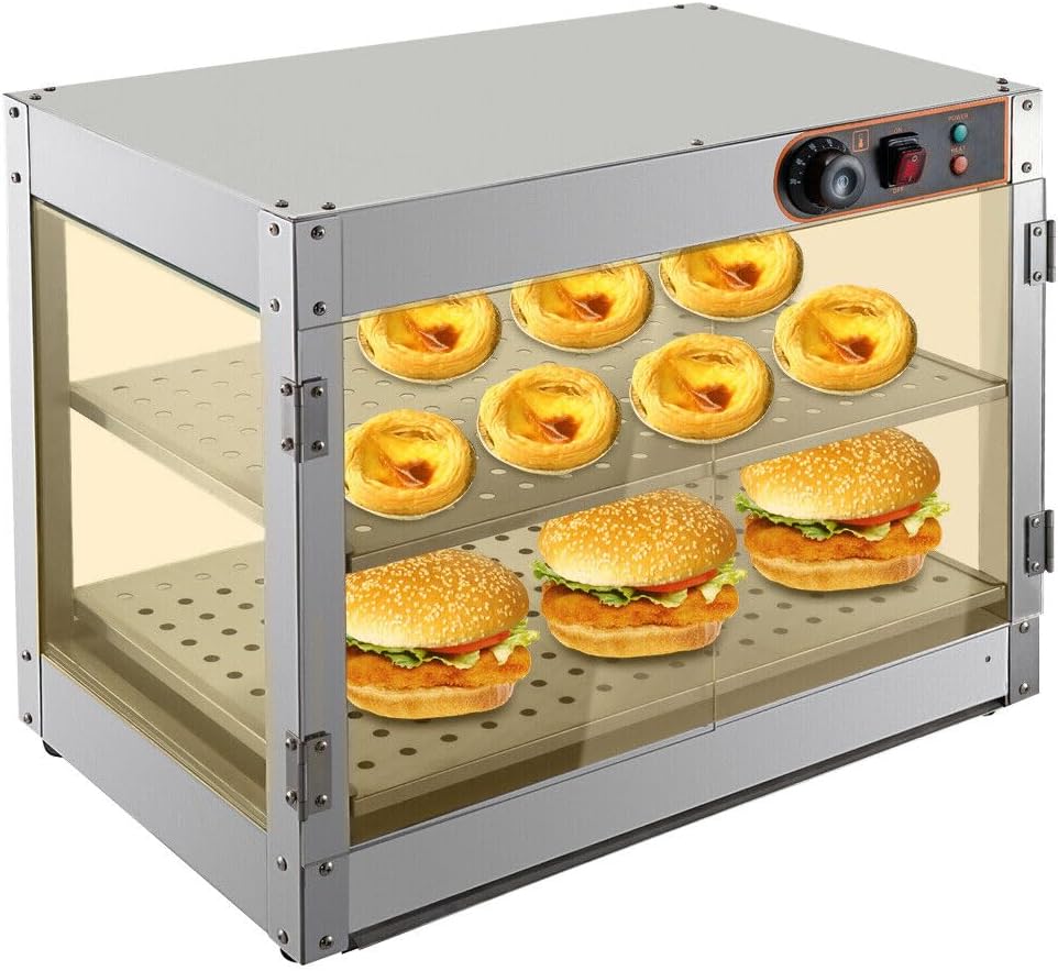 Scaldavivande, unkonwcy, 61 x 38 x 51 cm, 30 – 85 C, 800 W, Nero, acciaio inox, vano contenitore