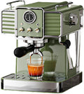 STDZQCWY, Macchina da caffè, 15 Bar, 1350 W, 308 mm, Nero/Argento